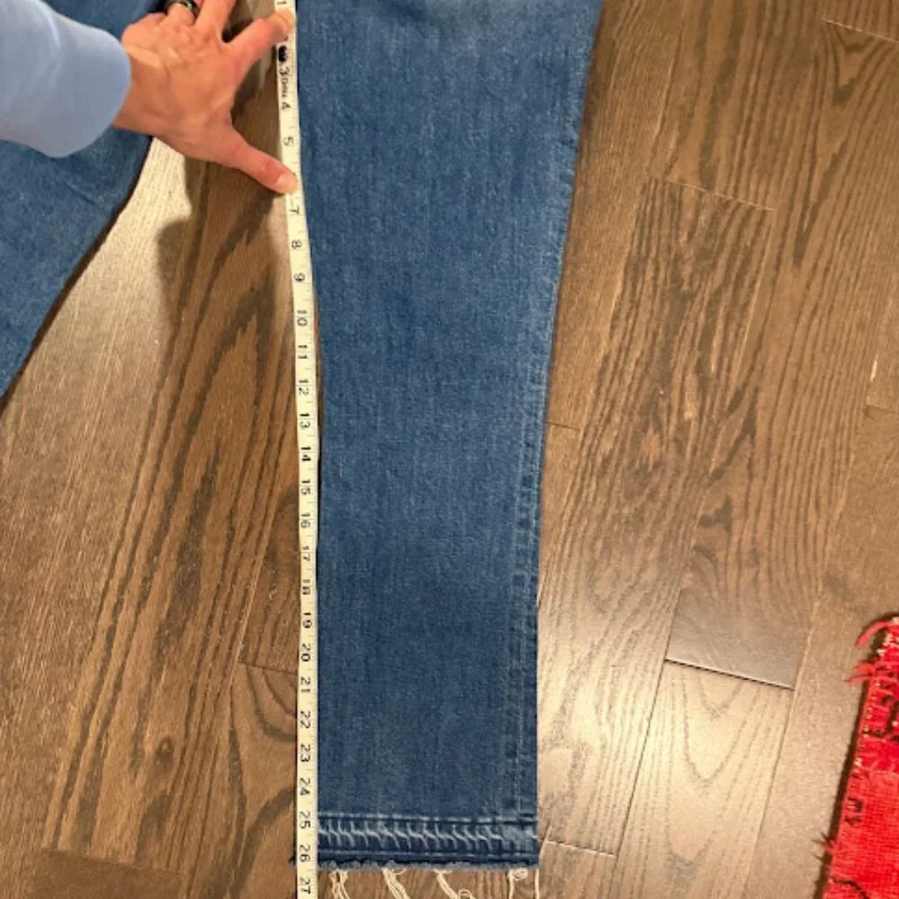 Derek Lam 10 Crosby Gia Mid-Rise Cropped Flare Jeans - Picture 4 of 9